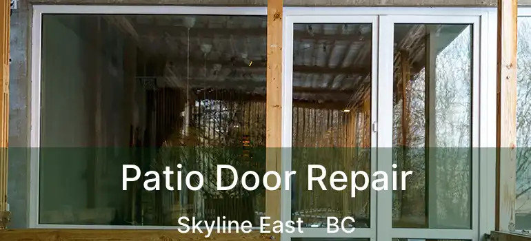 Patio Door Repair Skyline East - BC