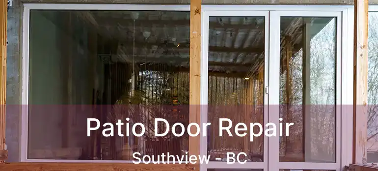  Patio Door Repair Southview - BC