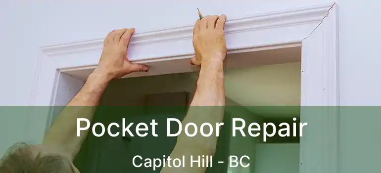  Pocket Door Repair Capitol Hill - BC