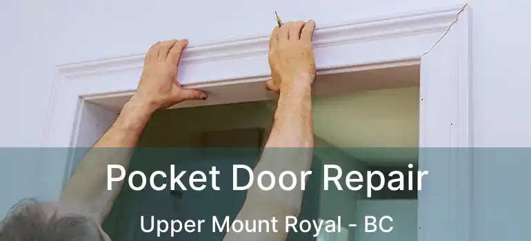  Pocket Door Repair Upper Mount Royal - BC