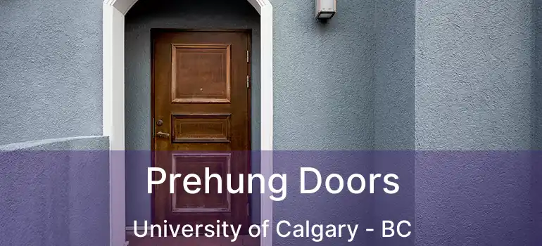  Prehung Doors University of Calgary - BC