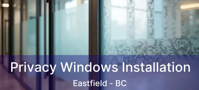  Privacy Windows Installation Eastfield - BC