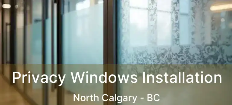  Privacy Windows Installation North Calgary - BC
