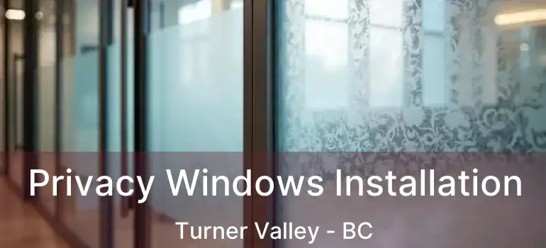  Privacy Windows Installation Turner Valley - BC