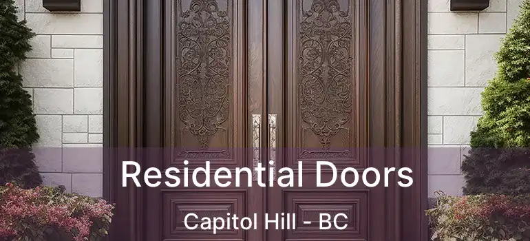  Residential Doors Capitol Hill - BC