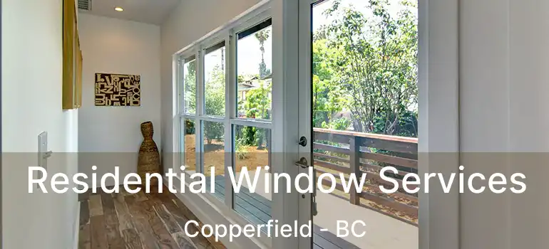  Residential Window Services Copperfield - BC
