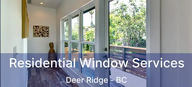  Residential Window Services Deer Ridge - BC