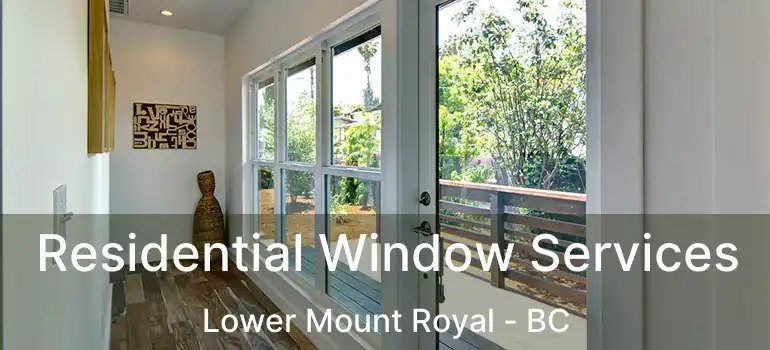  Residential Window Services Lower Mount Royal - BC