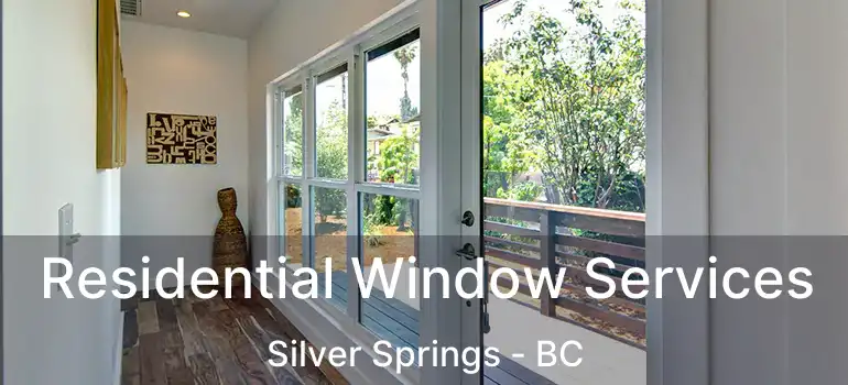  Residential Window Services Silver Springs - BC