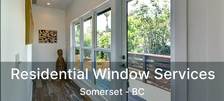  Residential Window Services Somerset - BC
