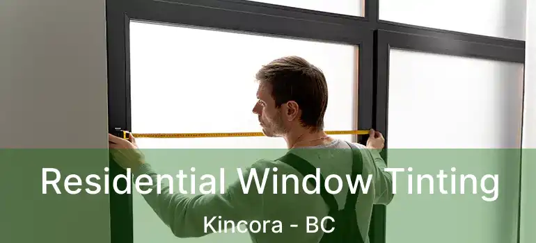  Residential Window Tinting Kincora - BC