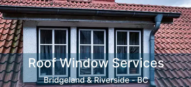  Roof Window Services Bridgeland & Riverside - BC