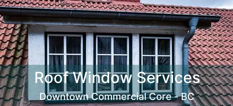  Roof Window Services Downtown Commercial Core - BC