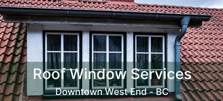  Roof Window Services Downtown West End - BC