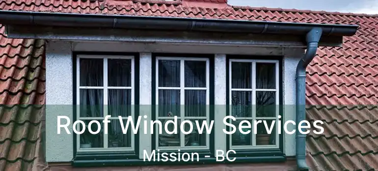  Roof Window Services Mission - BC