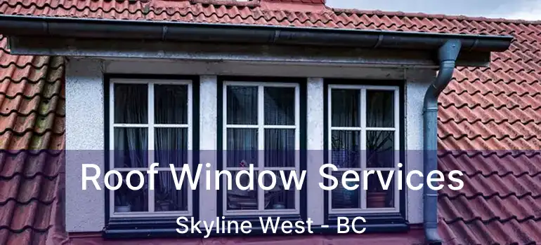  Roof Window Services Skyline West - BC