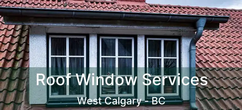  Roof Window Services West Calgary - BC