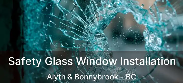  Safety Glass Window Installation Alyth & Bonnybrook - BC