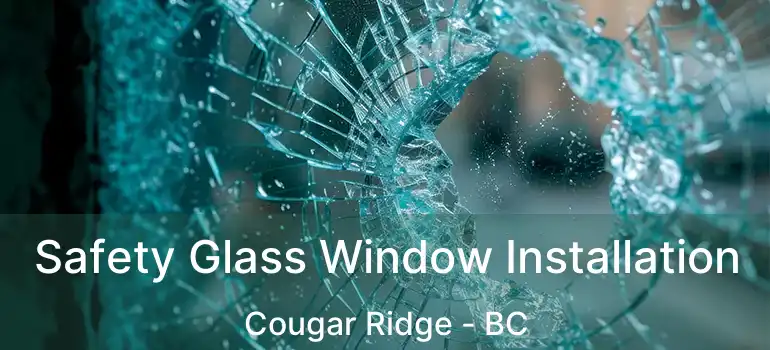  Safety Glass Window Installation Cougar Ridge - BC