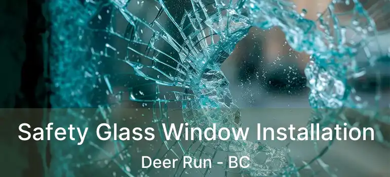  Safety Glass Window Installation Deer Run - BC