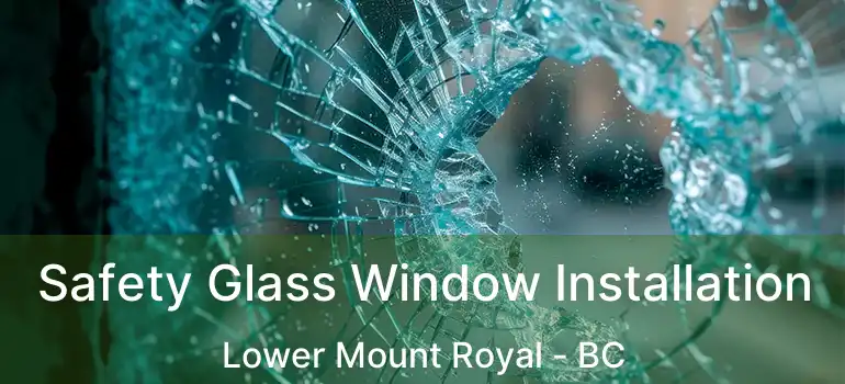  Safety Glass Window Installation Lower Mount Royal - BC