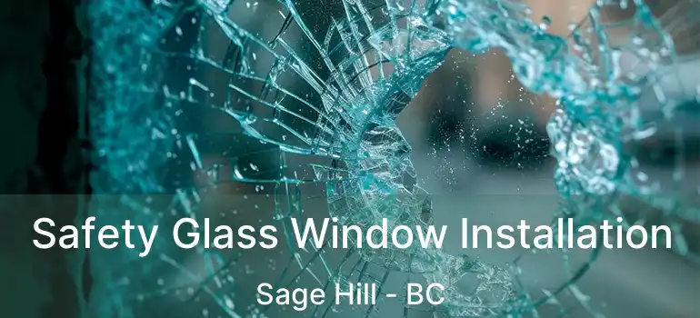  Safety Glass Window Installation Sage Hill - BC