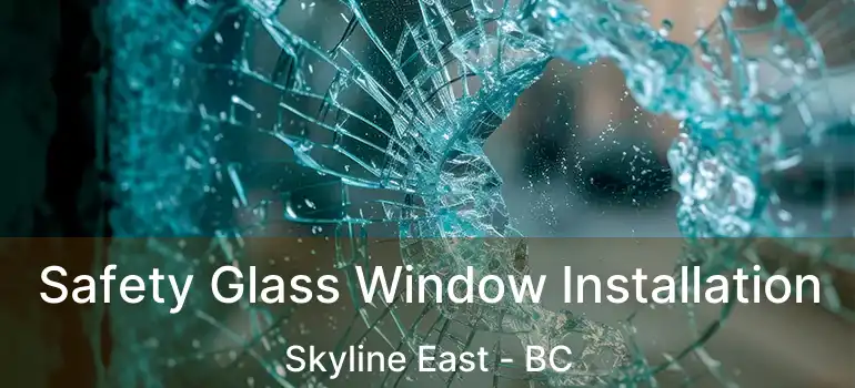  Safety Glass Window Installation Skyline East - BC