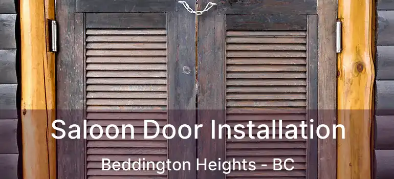  Saloon Door Installation Beddington Heights - BC