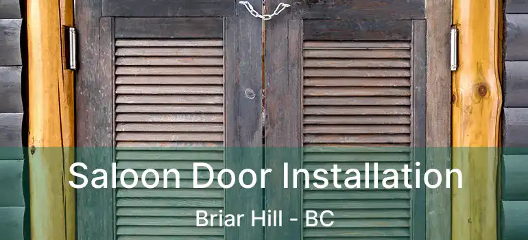  Saloon Door Installation Briar Hill - BC