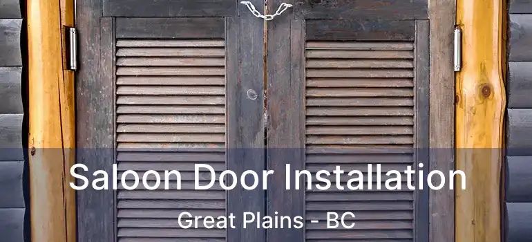  Saloon Door Installation Great Plains - BC