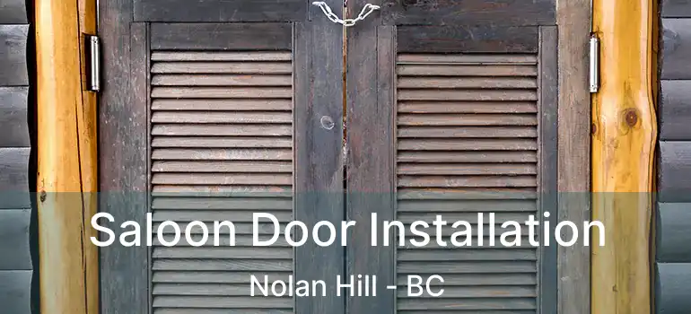  Saloon Door Installation Nolan Hill - BC