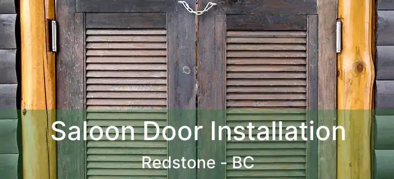  Saloon Door Installation Redstone - BC