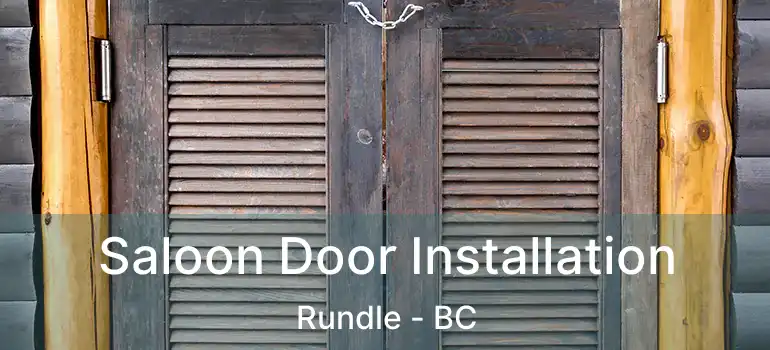  Saloon Door Installation Rundle - BC