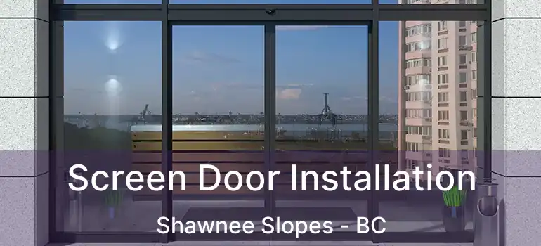  Screen Door Installation Shawnee Slopes - BC