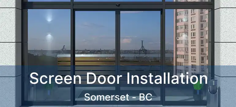  Screen Door Installation Somerset - BC