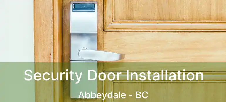  Security Door Installation Abbeydale - BC