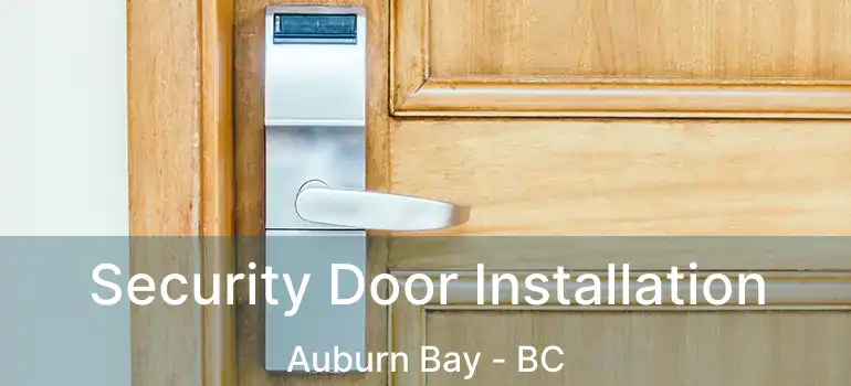  Security Door Installation Auburn Bay - BC