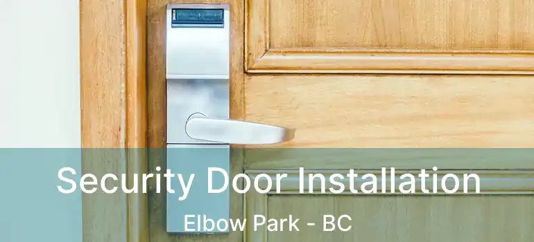  Security Door Installation Elbow Park - BC