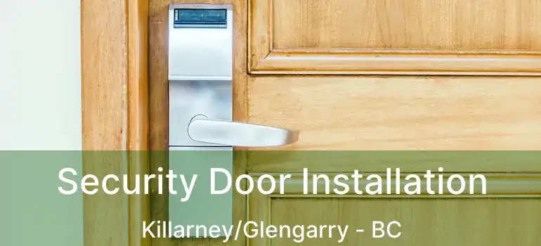  Security Door Installation Killarney/Glengarry - BC