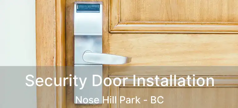  Security Door Installation Nose Hill Park - BC