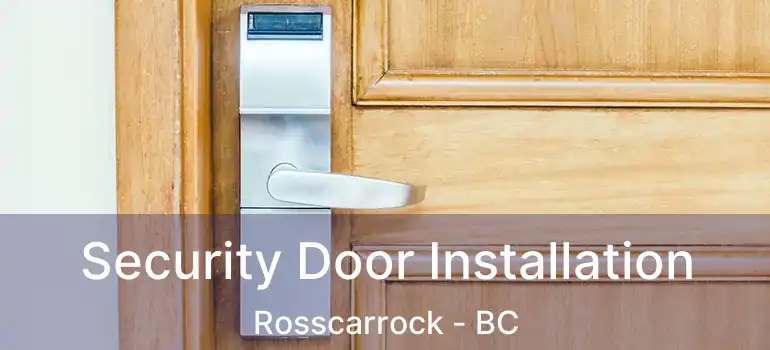  Security Door Installation Rosscarrock - BC