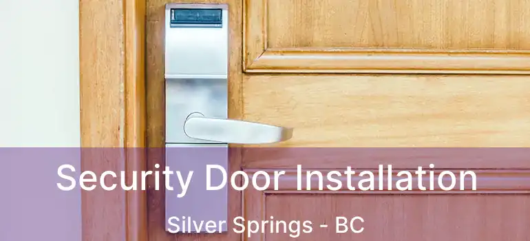  Security Door Installation Silver Springs - BC