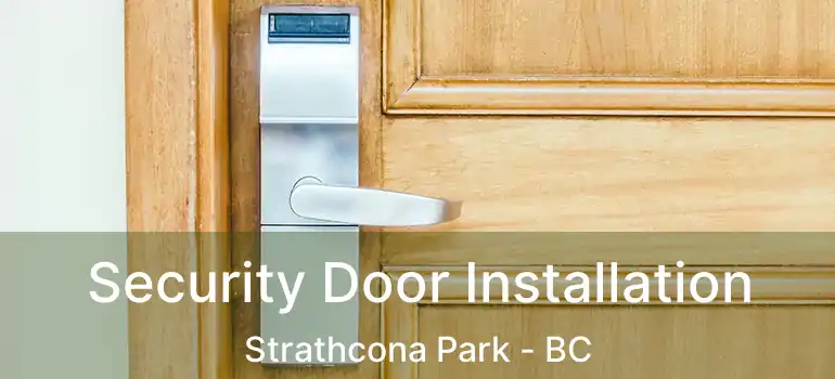 Security Door Installation Strathcona Park - BC