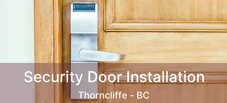  Security Door Installation Thorncliffe - BC