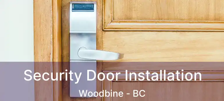  Security Door Installation Woodbine - BC