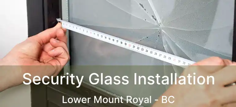  Security Glass Installation Lower Mount Royal - BC