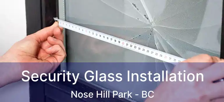  Security Glass Installation Nose Hill Park - BC