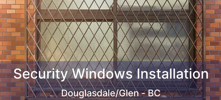  Security Windows Installation Douglasdale/Glen - BC
