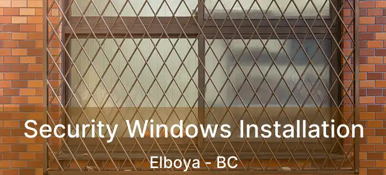  Security Windows Installation Elboya - BC