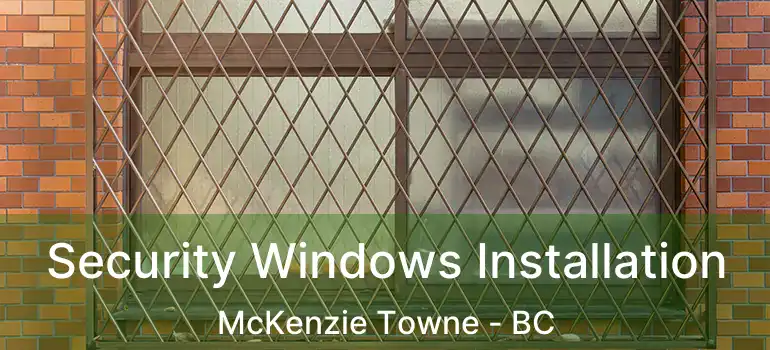  Security Windows Installation McKenzie Towne - BC